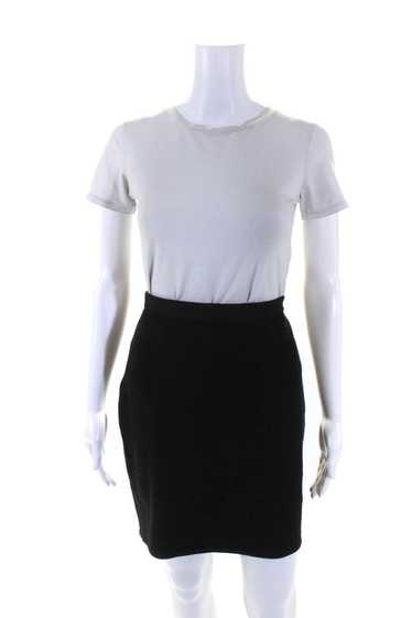 Eileen Fisher Womens Merino Wool Knit Pencil Skirt