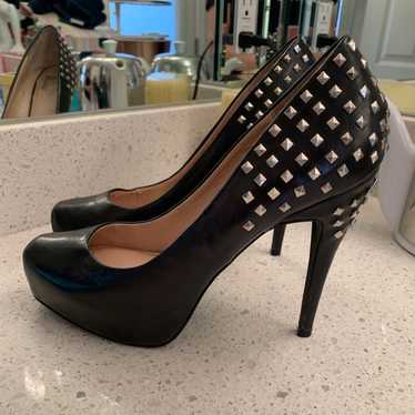 EUC studded platform leather Dolce Vita heels Size