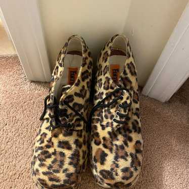 cheetah print platform heals