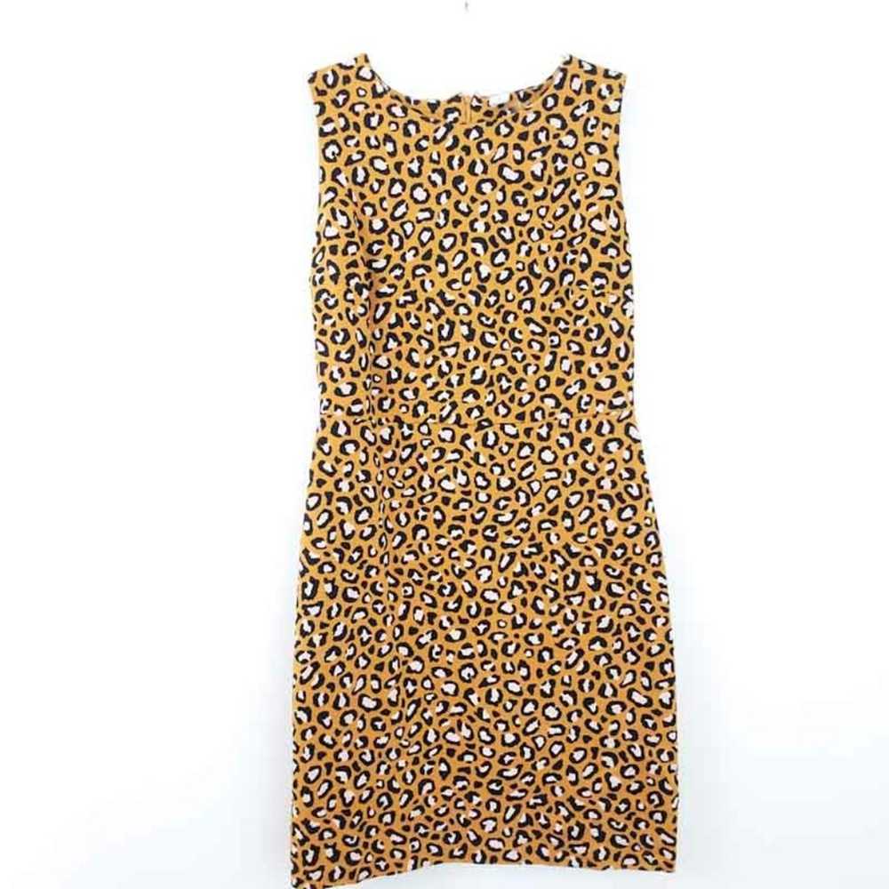 Old Navy Cheetah Sheath Dress Animal - image 3