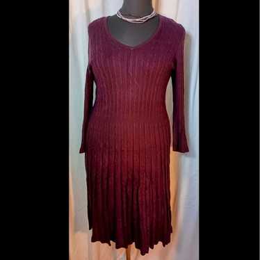 CB established 1962 knit dress purple/plum SKUW116