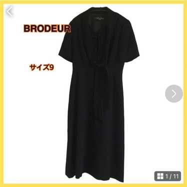 BRODEUR Black Formal Dress Size 9