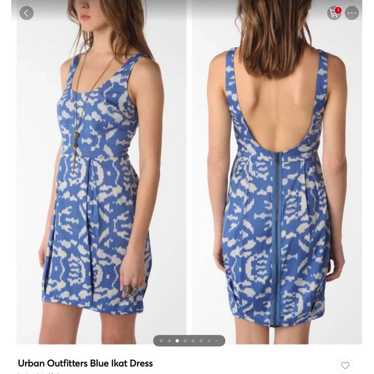 Urban Outfitters Silence + Noise Ikat Blue Dress S