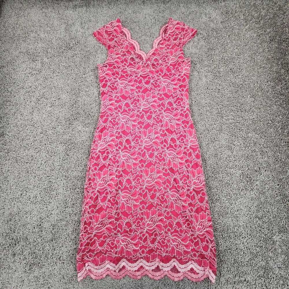 Jump Apparel Dress Sz Medium Pink Lace Sexy Fairy… - image 6