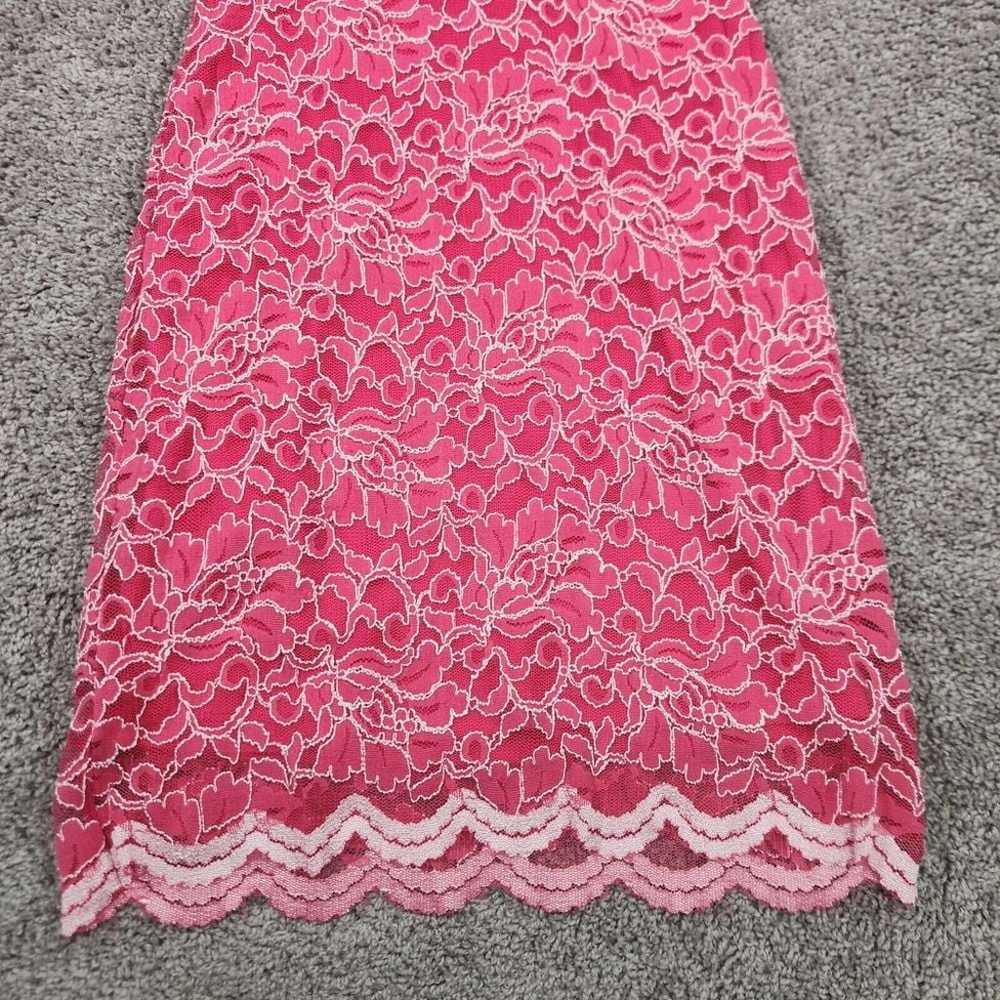 Jump Apparel Dress Sz Medium Pink Lace Sexy Fairy… - image 8