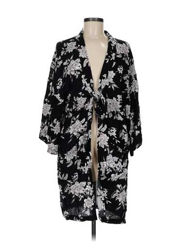 Spiritual Gangster Women Black Kimono One Size