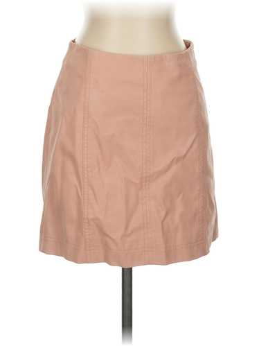 Free People Women Brown Faux Leather Skirt 2