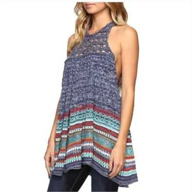 FREE PEOPLE | Rare Hearts Crochet Knit Tunic Dress