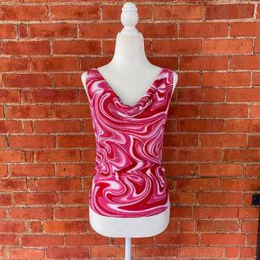 y2k swirl tank top