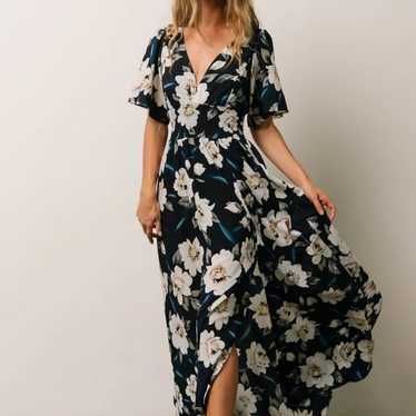 Verona smocked maxi dress