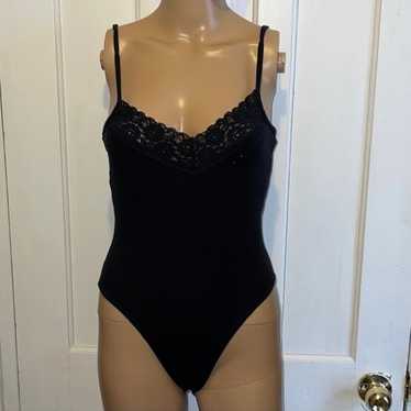 Black lace bodysuit