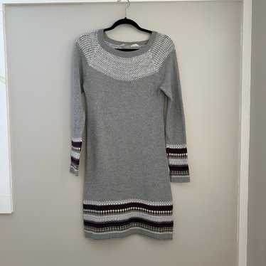 Athleta fair Isle Nordic sweater dress size small