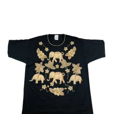 VTG 90s Streetwear Elephant T Shirt