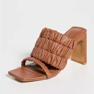 Jonathan Simkhai Felix Elastic 3.5 In Heeled Mule… - image 1