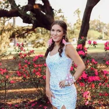 White Sequin Dress