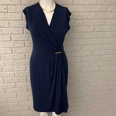 Michael Kors Faux Wrap Sleeveless Dress Size S