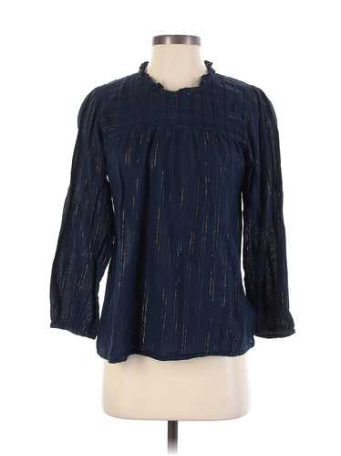 Maeve Women Blue 3/4 Sleeve Blouse S