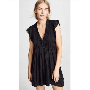 POUPETTE ST BARTH Sasha Mini Dress Cover Up Black 