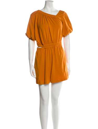 オールインワン・サロペット Ambrose Asymmetrical Pleated Romper BCBGMAXAZRIA Ambrose Asymmetrical Pleated Romper - Runway