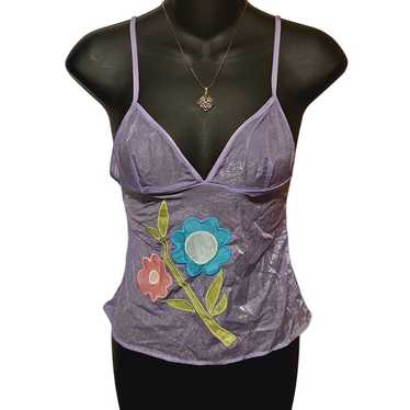 Victoria's Secret Purple Floral Camisole Tank Top