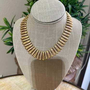 NAPIER 14k Gold-Plated Bold Capsule necklace / vin