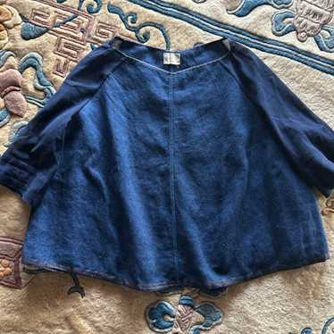 Scrumptious Indigo Shirt Blouse