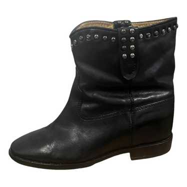 Isabel Marant Duerto leather western boots