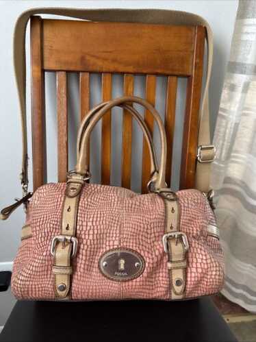 Fossil maddox leather satchel - Gem