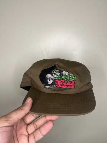 Streetwear Back 2 The Grind Ape Gorilla Brown Snap