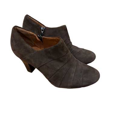 Clarks Clarks Artisan Society Gown Brown Suede Lea