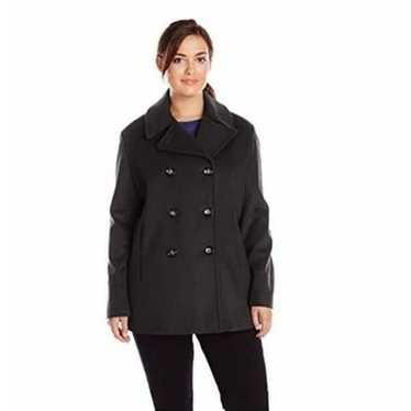 J CREW Women's Black Wool Peacoat Size medium