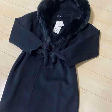 Zara Fur Long Coat