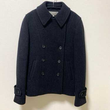 Margaret Howell Wool Cashmere Peacoat Dark Gray II