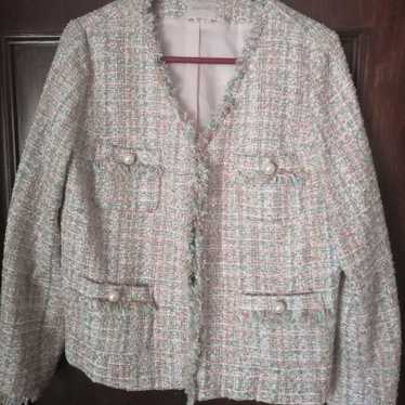 Rose Tiara 46 Color Tweed Jacket - Excellent Condi