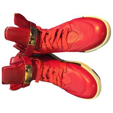 Buscemi Leather high trainers