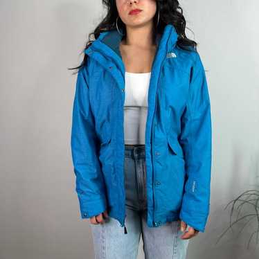 The North Face Blue Hyvent Coat