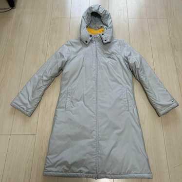 Nike Bench Coat, Long Down Jacket Light Gray