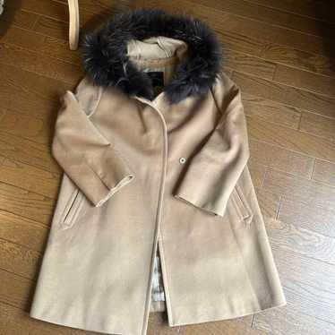 【Excellent Condition】23 Ku Beige Hooded Coat