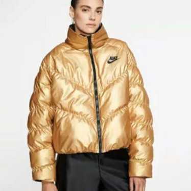 NIKE Gold Down Jacket