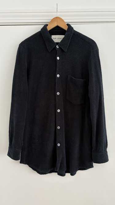 Our Legacy Terry Shirt in Navy Sz 48