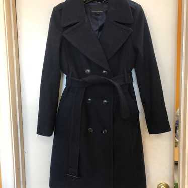 Navy blue banana republic coat