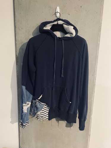 Greg Lauren GREG LAUREN - Patchwork Cotton Hoodie 