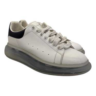 Alexander McQueen Oversize leather low trainers