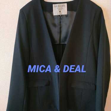 MICA&DEAL No-Collar Jacket 38 Navy Ceremony Maika 