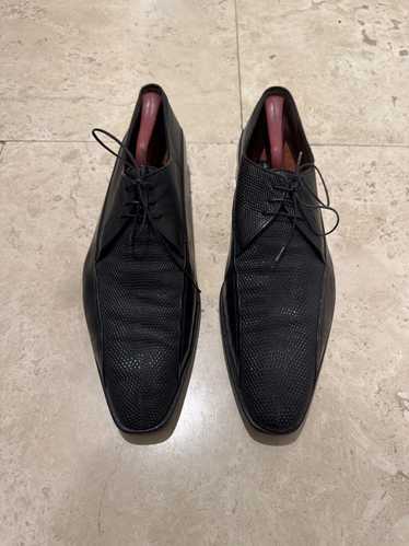 A. Testoni Leather Laceup