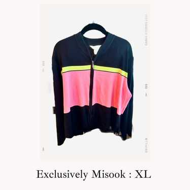 Exclusively Misook Zip Cardigan