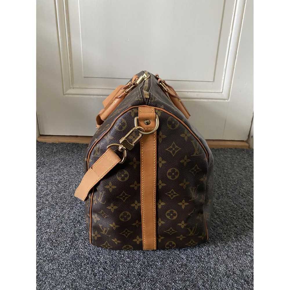 Louis Vuitton Keepall leather travel bag - image 9