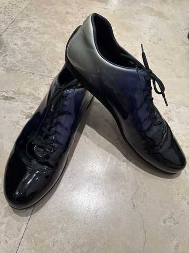 Prada Prada Ombré Patent Leather Trainers