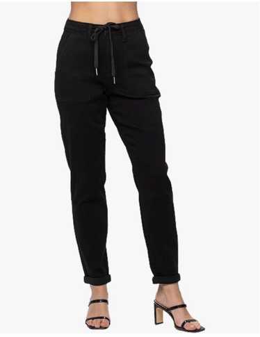 Judy Blue Judy Blue High Waist Jet Black Cuff Jogg