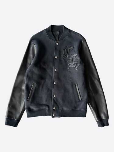 Chrome Hearts Chrome Hearts Black Leather Varsity 